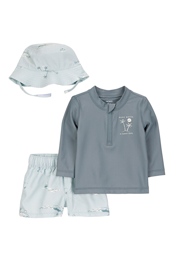 Carter's Erkek Bebek Güneş Koruyucu Mayo Set