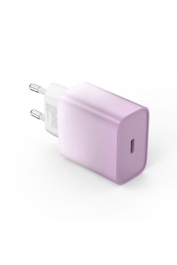 OEM-Incarcator Retea, 30W, 3A, 1xUSB-C, CE18, Violet 1