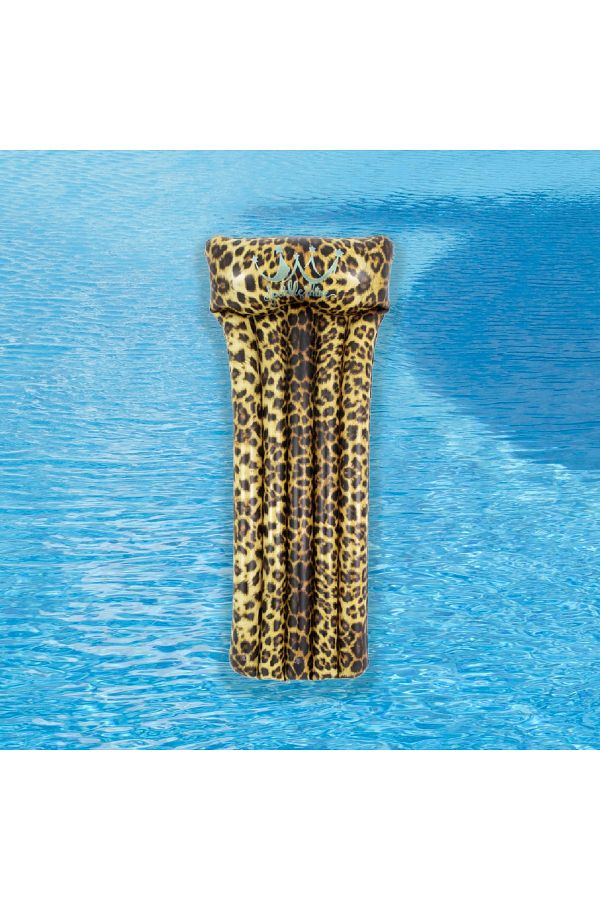 rexa-Inflatable Leopard Print Pool Mattress Float 169 x 69 x 25cm 1