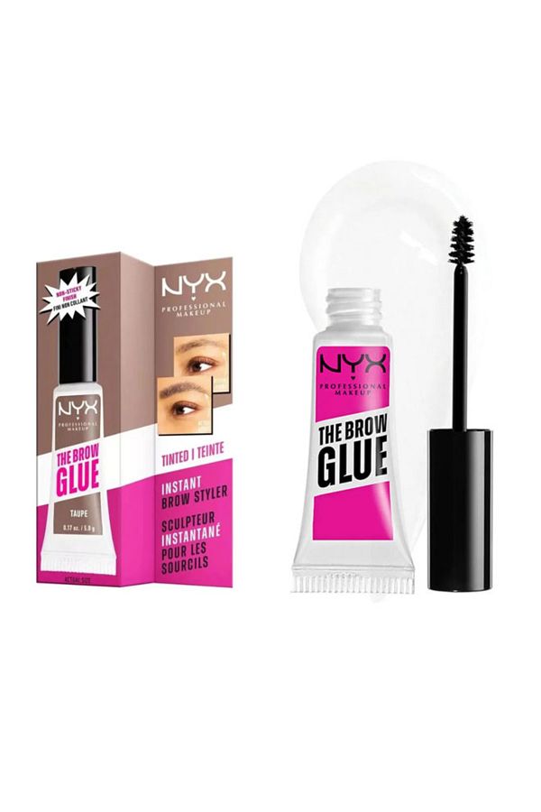 NYX-ماسكارا ذا براو جلو مثبتة للحواجب +جل الحواجب ذا براو جلو من ان واي اكس تثبيت فوري لشعر الحواجب توب 1