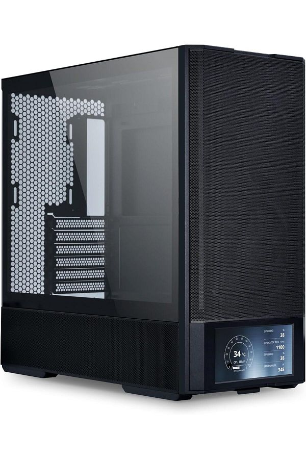 Lian Li-LANCOOL 207 Digital ATX Computer Case w/Integrated LCD Screen 1