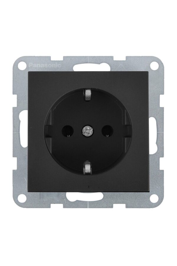 PANASONIC-Schuko Karre Plus Mechanism - Smoky 1