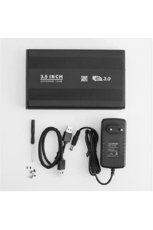 CIMUTO-External USB 3.0 rack for 3.5" SATA HDD with external power supply, computer HDD enclosure 1