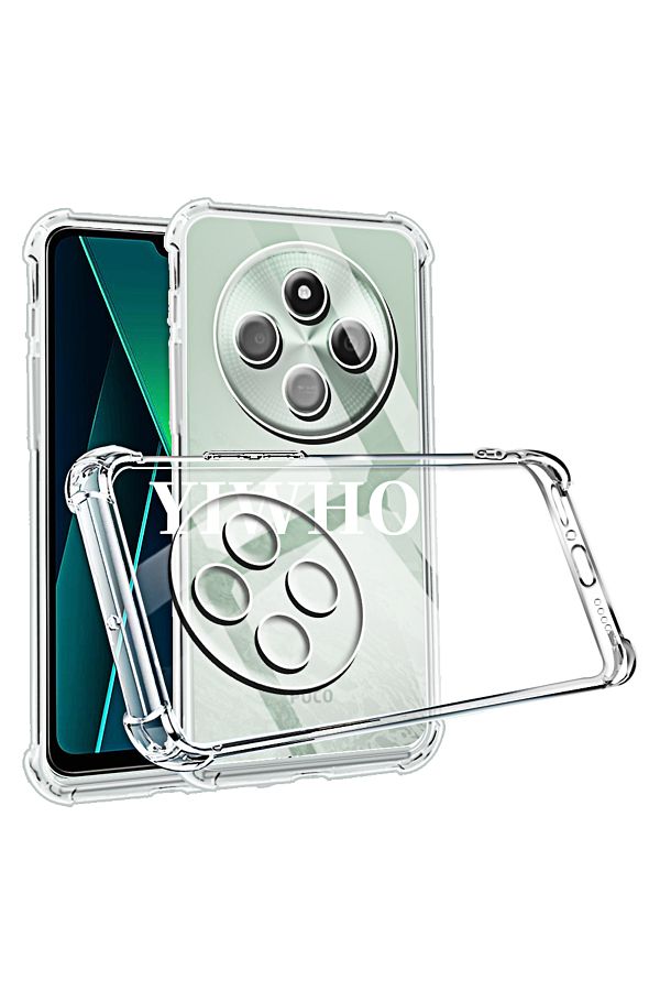 Choice-poco C75 4G Shockproof Phone Case for Xiaomi Poco Poxo C75 4g C65 C61 C55 5G C51 C40 C31 C3 Transpar 1