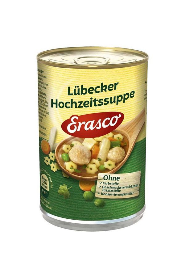 Erasco-supa gata pregatita cu chiftelute de porc 390 ml 1