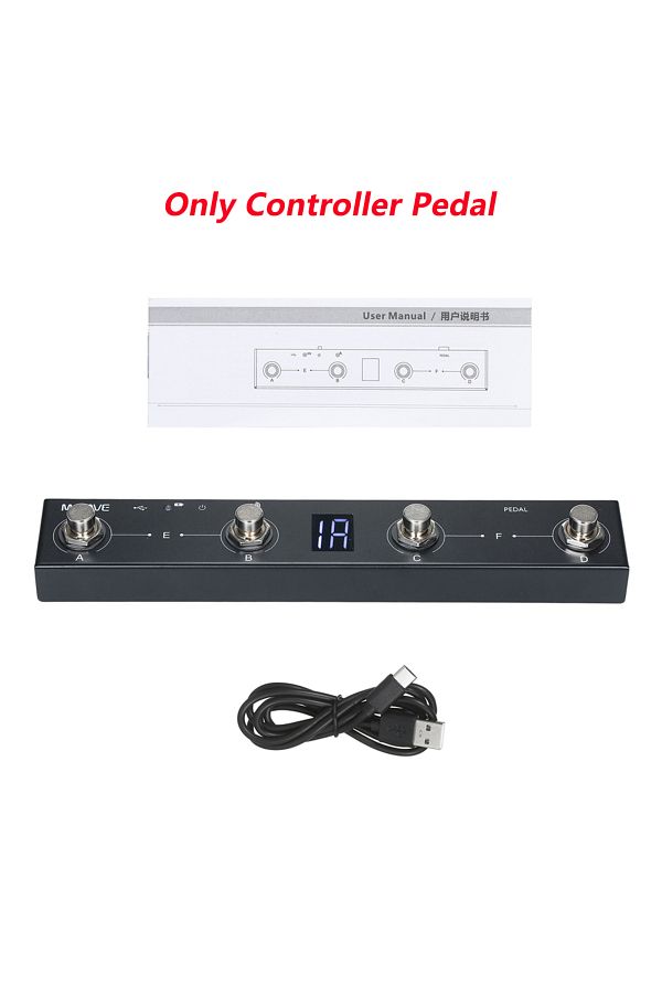 Joyo-M-vave Transmission M-vave Chocolate Midi Controller Bt Rechargeable 4 Buttons Midi Controller Pedal 1