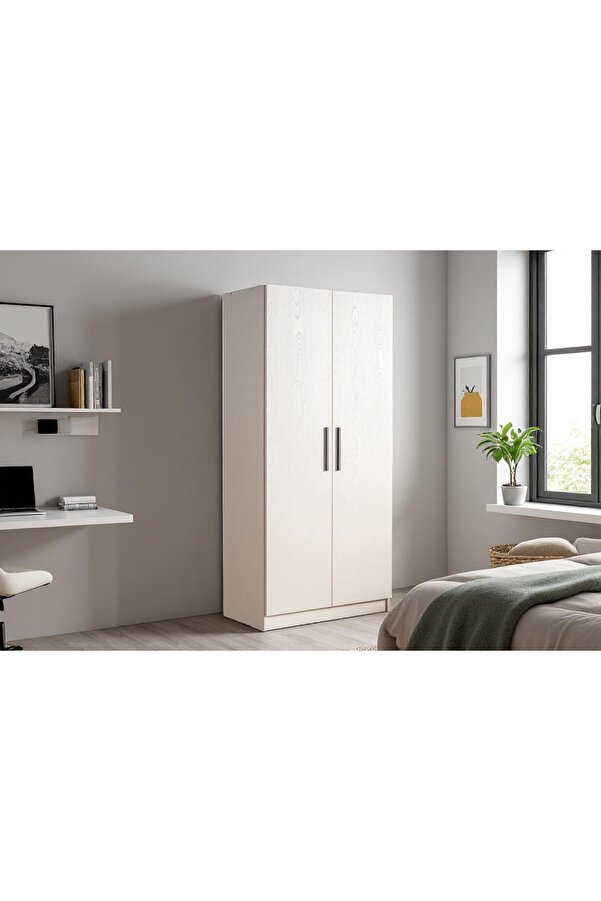 Vivense Strada Genç Odası Gardırobu, 2 Kapaklı