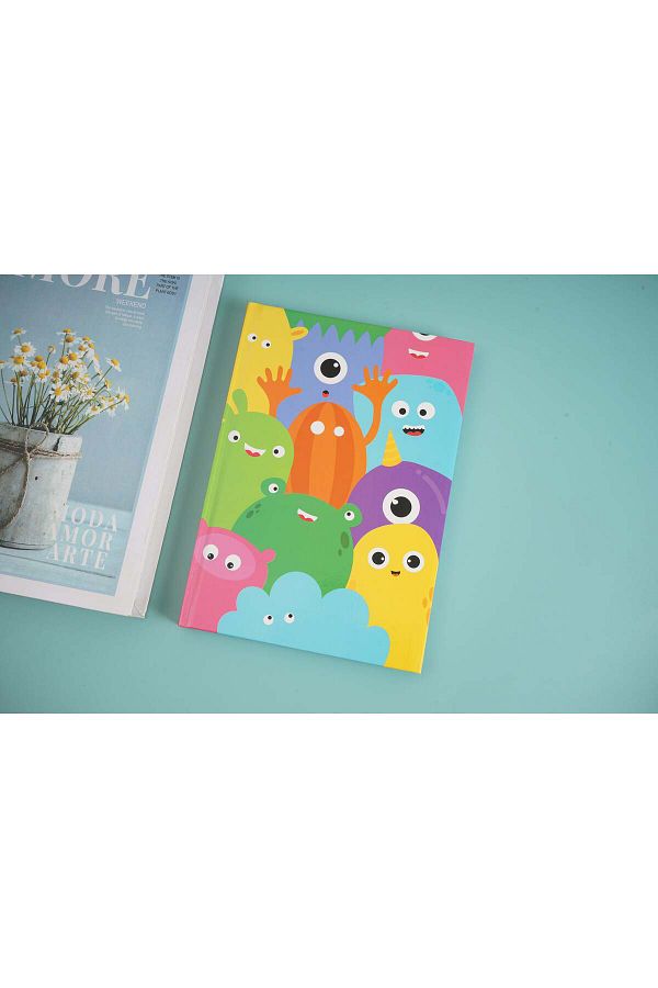 Midi-A5 Color cartoon hardback notebook 1