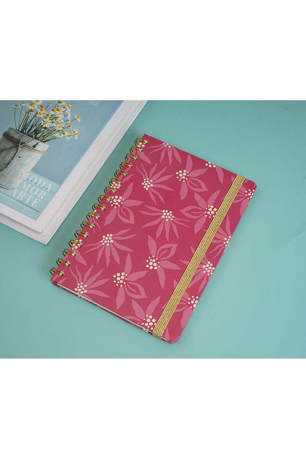 Midi-Enchanting flower coil notebook 1