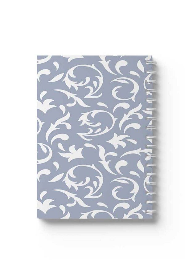LOWHA-Spiral Notebook with Front and Back Hard Covers Featuring Shapes Design 1