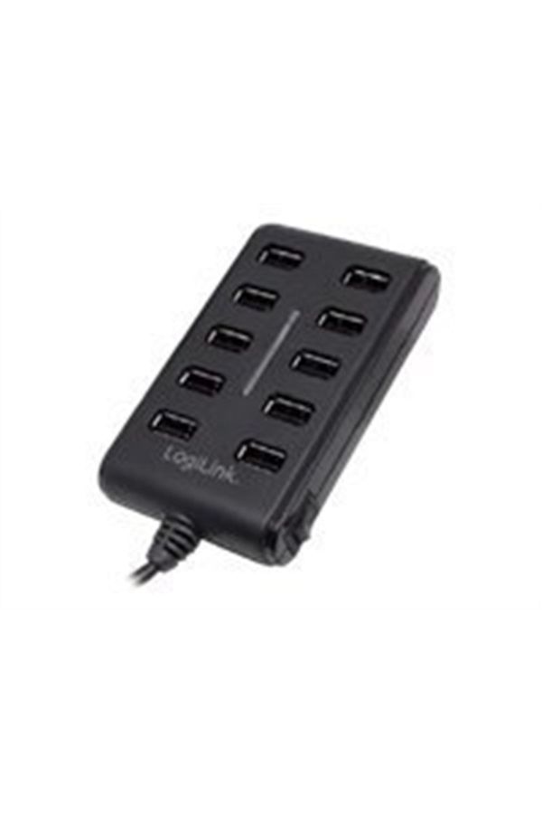 LogiLink-UA0125 USB Hub 10-Port USB2.0 with power adapter 3.5A, 1