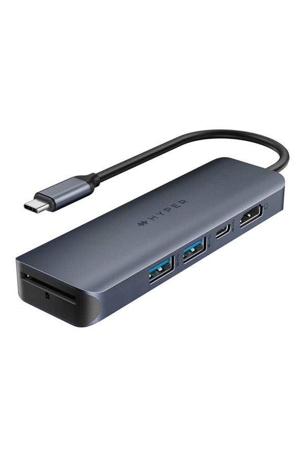 3DHyperStudio-Hyper HyperDrive EcoSmart Gen.2 Universal USB-C 6-in-1 Hub w 100 W PD Power Pass-thru 1