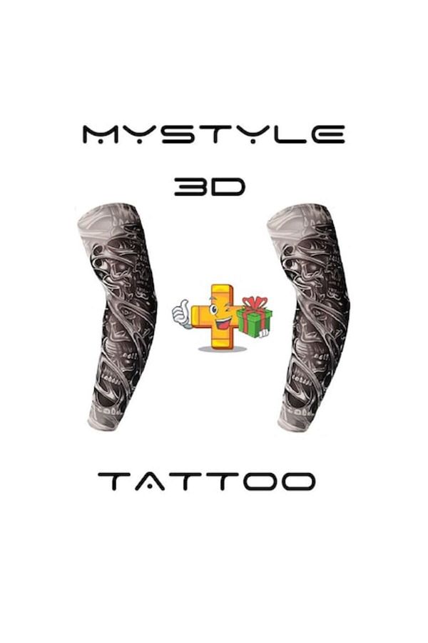 OEM-SET Doua Maneci Tatuate MyStyle 3D Print - Imita un tatuaj real 1