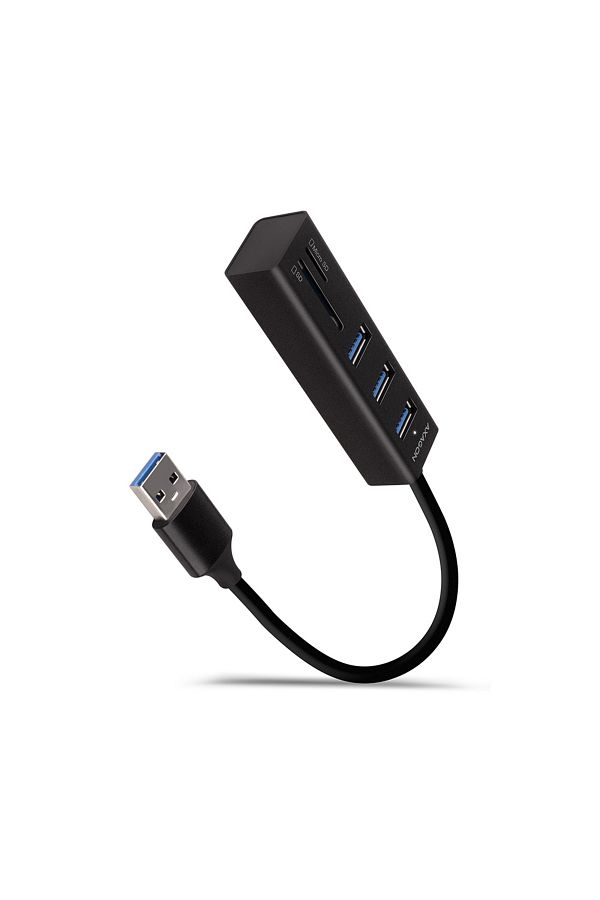 Axagon-SuperSpeed USB-A Hub and Card Reader | HMA-CR3A 1