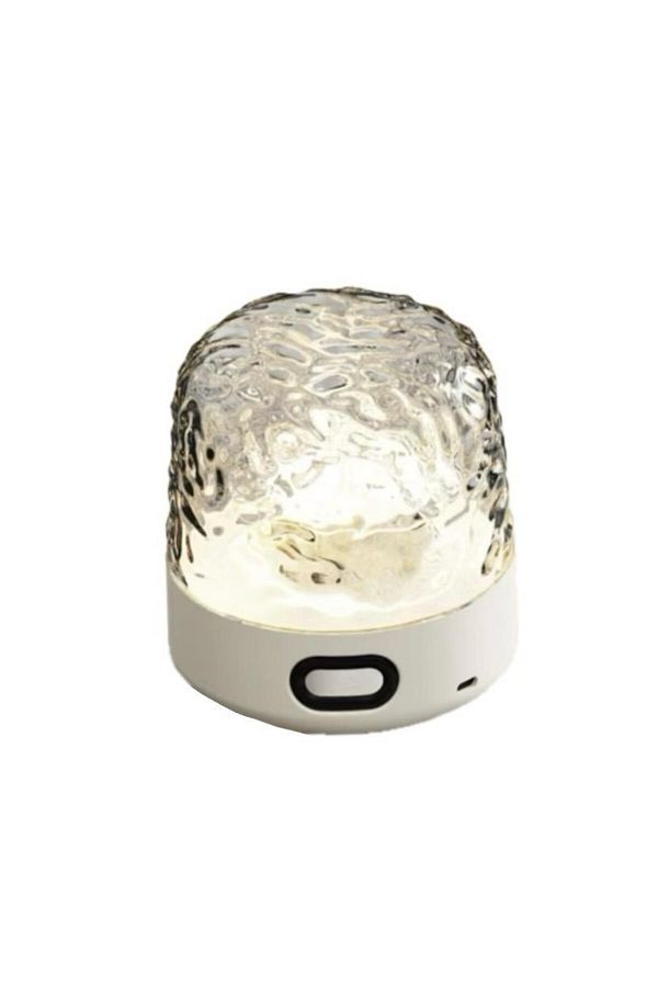 Tescomak-Ambient light lamp and stereo speaker, All-in-1 projector white 1