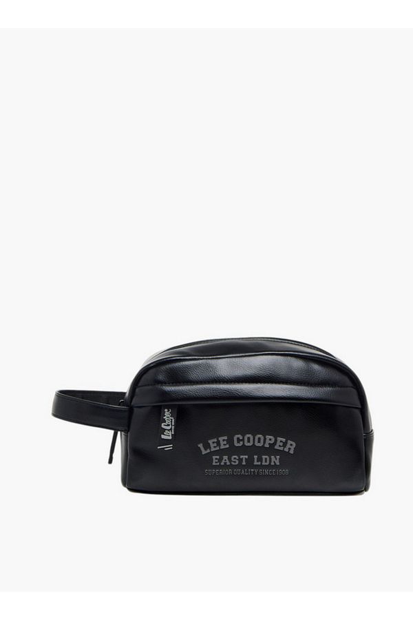 Lee Cooper-Logo Print Pouch with Wrist Loop and Zip Closure 1