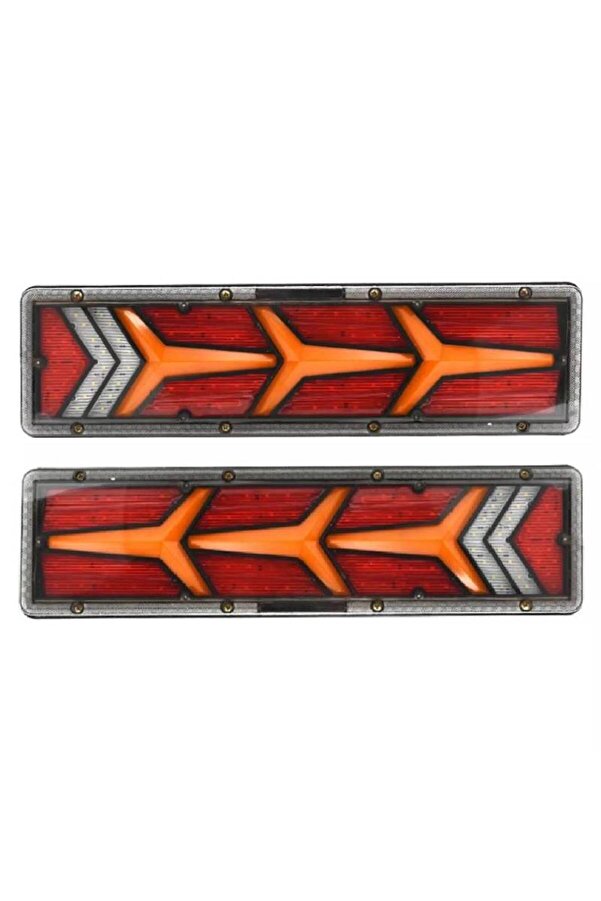 BGRJ Automotive-Rear taillights B1067, triple led 46cm, 5 functions, dynamic signaling, 12-24V 1