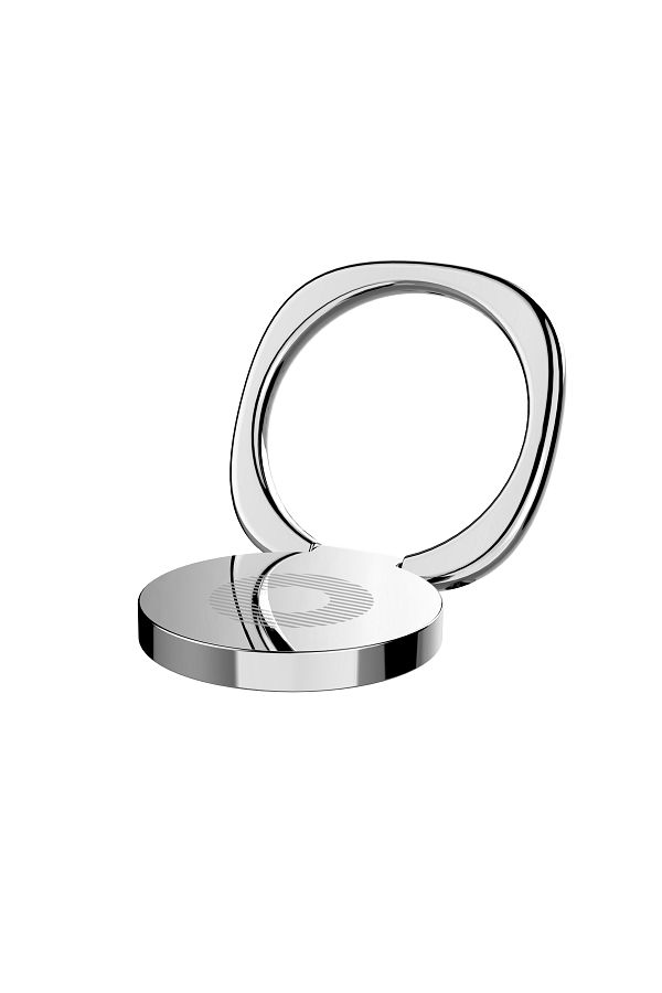 Baseus-Suport magnetic pentru telefon cu deget inelar Privity și funcție de suport - Argintiu 1