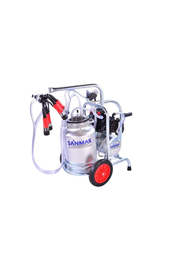 sanmak Tek Sağım Süt Sağma Makinası (Tek Güğüm - Alüminyum)