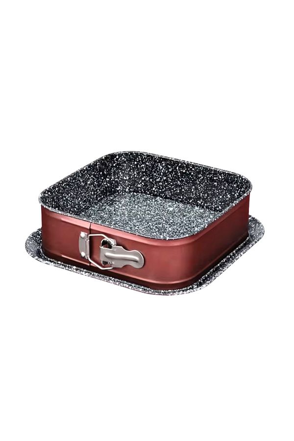 Blaumann-Cerastone Removable Square Cake Pan, 23.8x23.8x8 cm Precision and Versatility in Baking 1