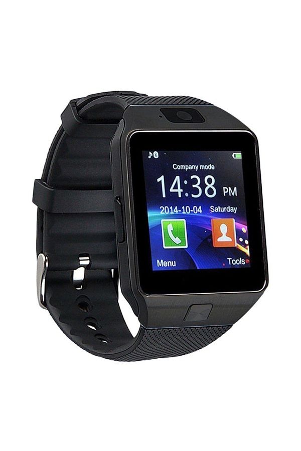 TECHSTAR-Smartwatch Bluetooth DZ09 MTK Compatible SIM and MicroSD with Camera Black 1