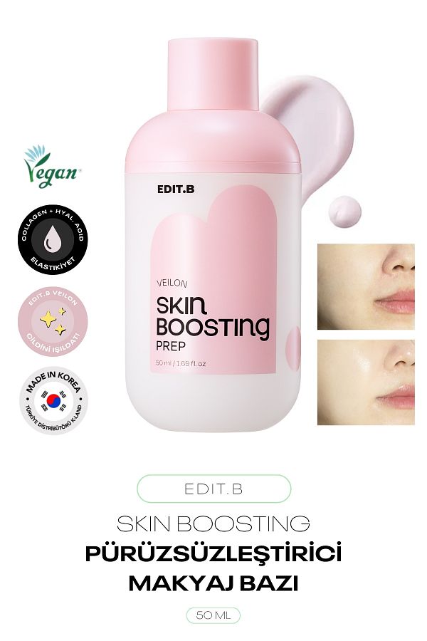 EDITB-Smoothing Makeup Base and Skin Beautifying Edit.B Skin Boosting Prep 50 ml 1