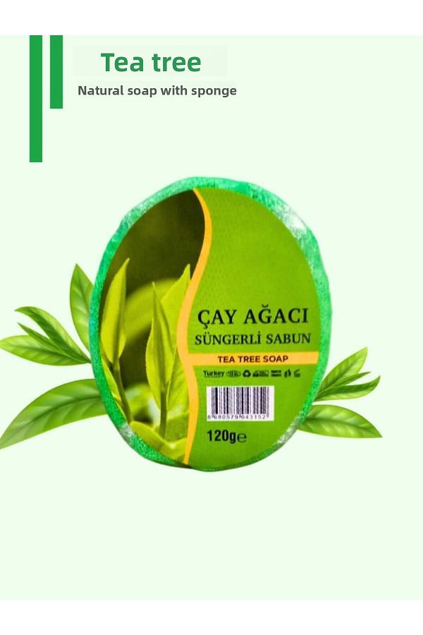 Karşı Köyden-Natural Sponge Soap with Tea Tree Extract, Natural Sponge Soap 1