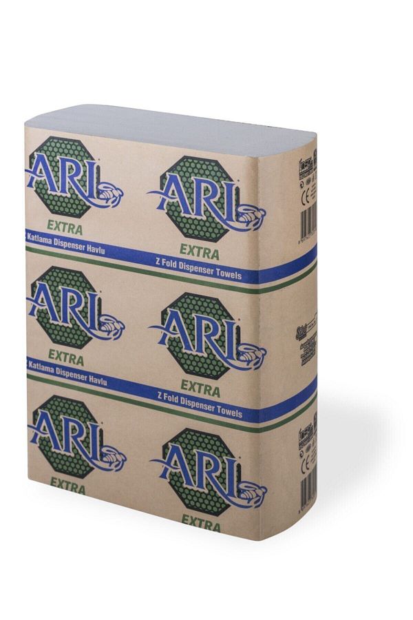 ARI-Extra Z Folded Dispenser Towel 200 Sheets 12 Pack 1