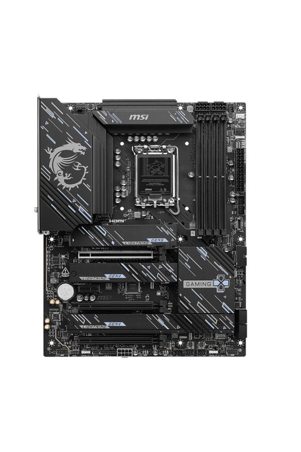 MSI-Placa de baza MSI Z890 GAMING PLUS WIFI, DDR5, ATX, LGA 1851, Intel Z890 1