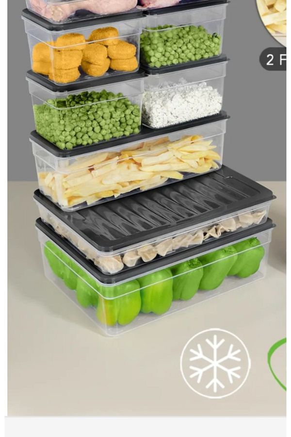 Soft Chef-Refrigerator Organizer Set Fridge Organizer Storage Container Diffuse Compatible Storage Container 1