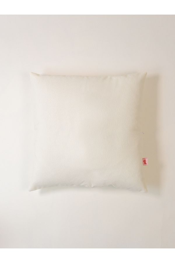 Galia Tasarım-Soft Touch Plain Ecru Pillow Case 45X45 cm Bottom Zipper 1