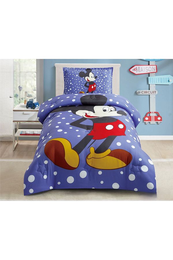 Moon-Children's drawings 3-piece comforter set, soft and fluffy middle filling, 210*160 comforter 1