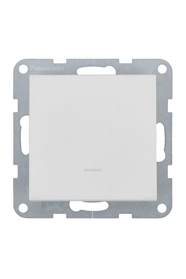 PANASONIC-Mechanism Switch with LED Karre Plus 55 Soft Touch Seashell 1