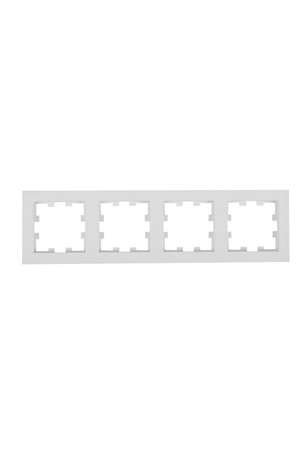 PANASONIC-Horizontal Frame 4 Modules Karre Plus 55 Soft Touch Seashell 1