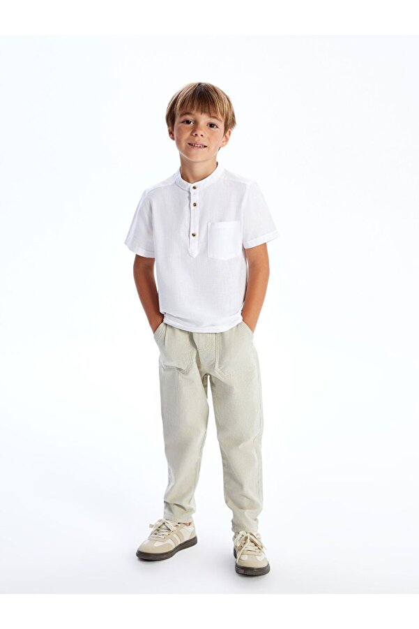 LC Waikiki Hakim Yaka Poplin Erkek Çocuk Gömlek