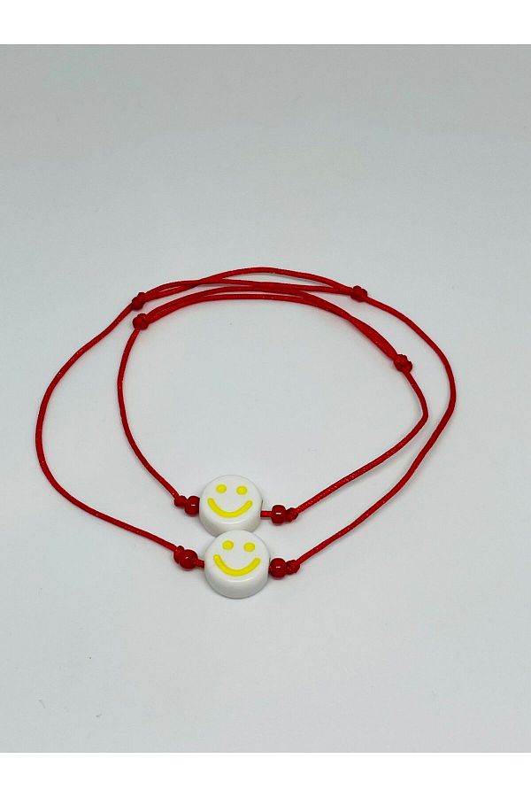 OEM-Children's string bracelet with smile and red string 1
