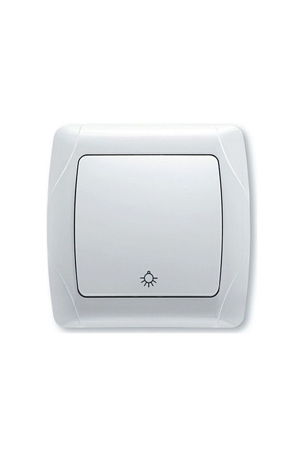Viko by Panasonic-Switch with Spring Return and Light Bulb Symbol 1