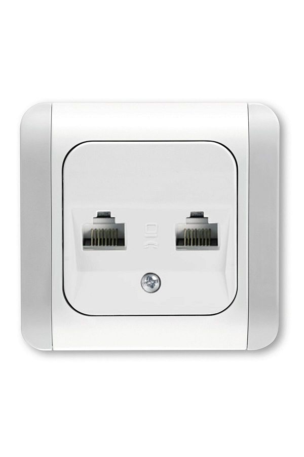 Viko by Panasonic-Priză dublă de perete CAT 5 Kardelen 1