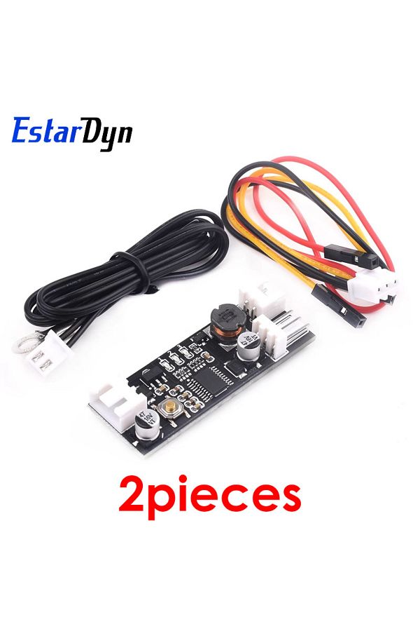 Choice-2pcs TS0702H Control 2pcs DC 12V PWM Speed Controller Fan Speed Governor 2-3 Wire Computer Temperatu 1