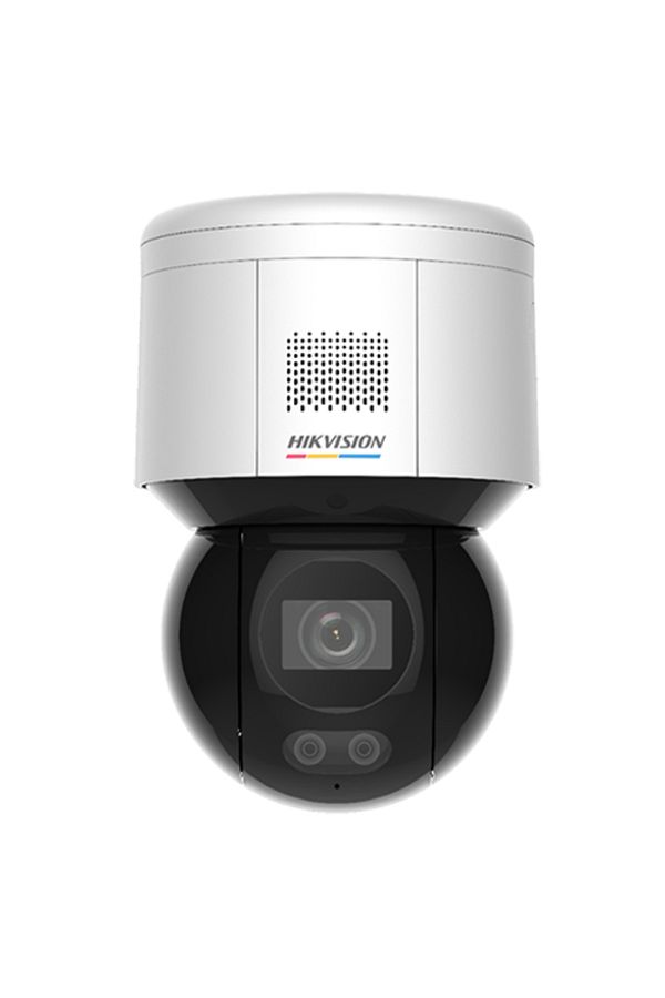 Hikvision-Cameră ColorVu, IP, PT, 4 MP, obiectiv 4mm, WAL 30m, Audio, Alarmă, PoE, IP66 -DS-2DE3A400BW-DE(F1)(T5) 1