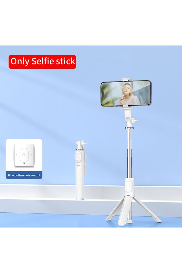 Choice-White -Only Selfie Bluetooth wireless selfie stick mini tripod extendable monopod remote shutter for 1