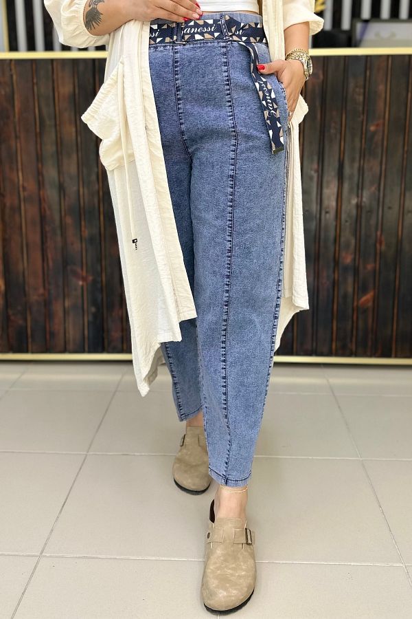 GÖKSEL-Lycra Cotton Thin Jean Large Size 1
