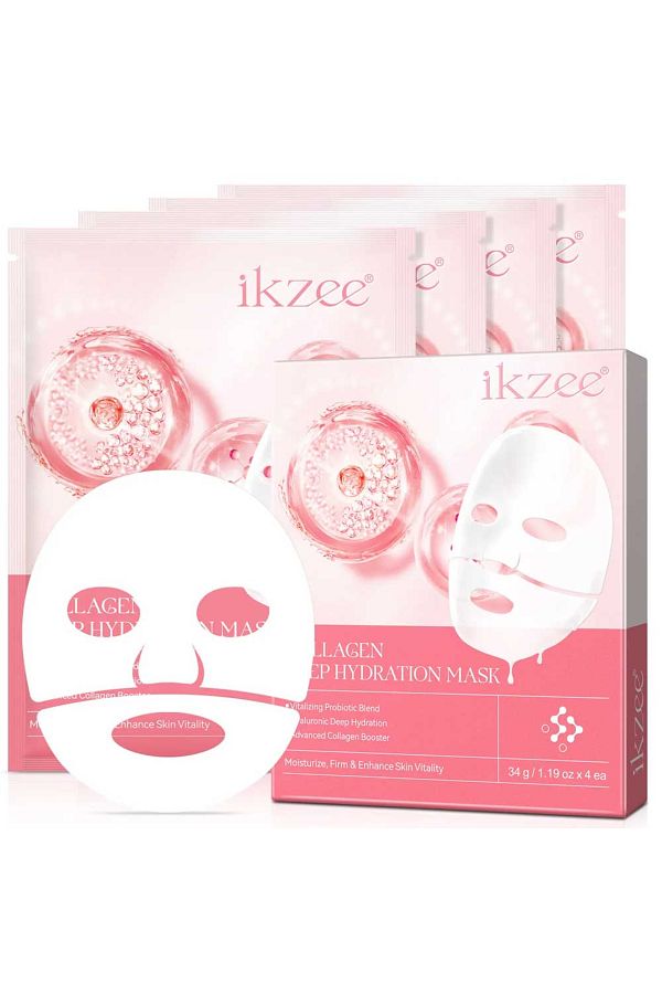 OEM-Set of 4 Masks with BIO Collagen, Advanced Formula with Probiotics, Hydro-Gel Technology 1