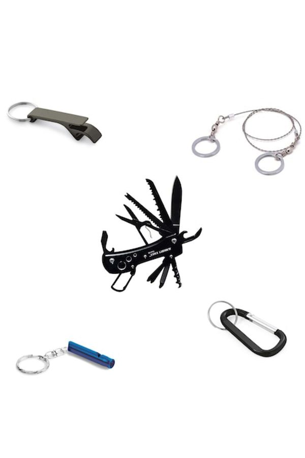 dalimag-Survival Kit 5 in 1, Multifunctional Knife with 12 Functions 1