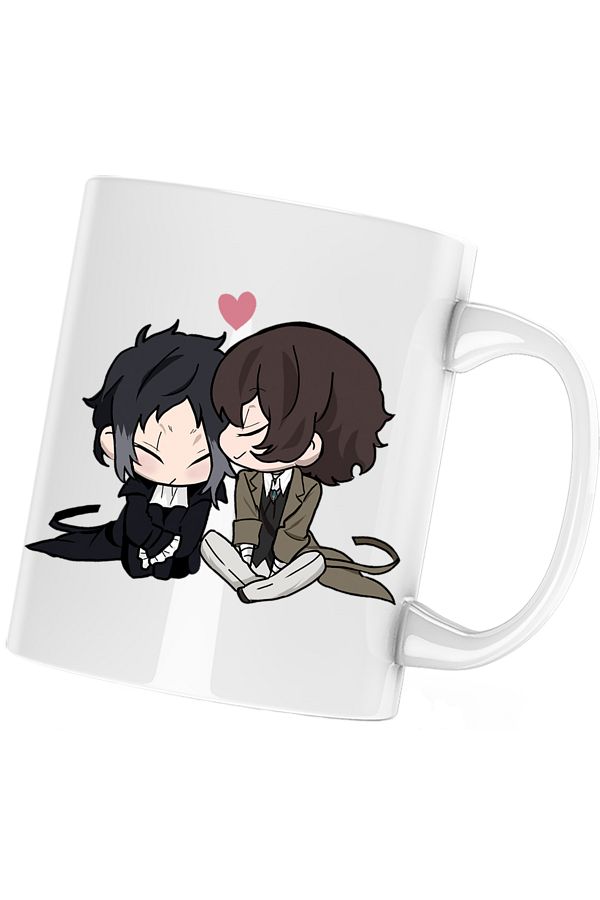 OEM-Cana Bungo Stray Dogs Chibi Plush Anime Manga, white, 330 ml 1