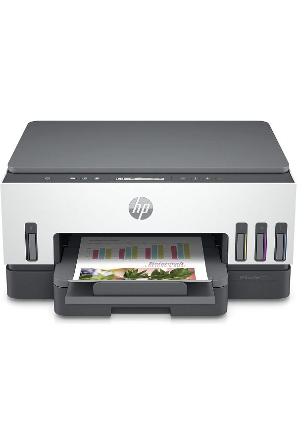 HP-Smart Tank 720 All-in-One Inkjet Printer - Color Print, Scan, Copy, Wireless - 6uu4 1