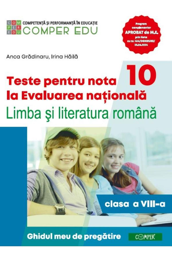 Editura Comper-Tests for grade 10 on the National Assessment. Language 1