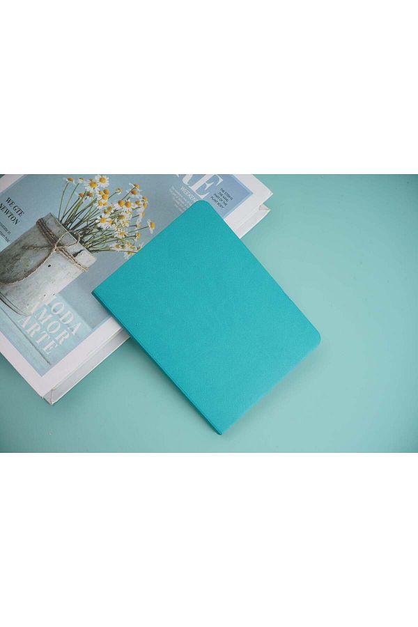 Midi-Simple color page car line notebook/green 1