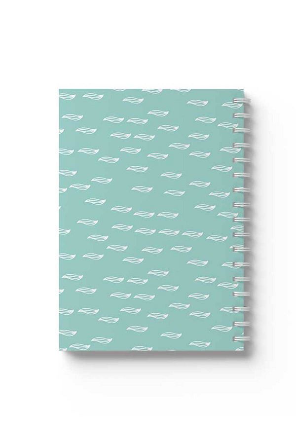 LOWHA-Spiral Notebook with Front and Back Hard Covers Featuring Shapes Design 1