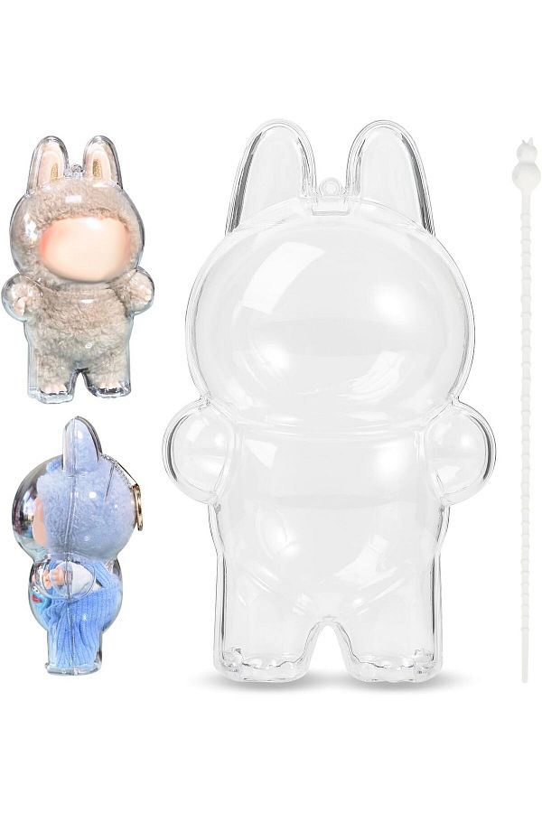 Generic-Transparent Display Case from Lapopo with Silicone Strap 1